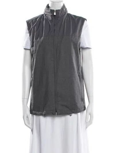 Pre-owned Brunello Cucinelli Wool Vest In Gray