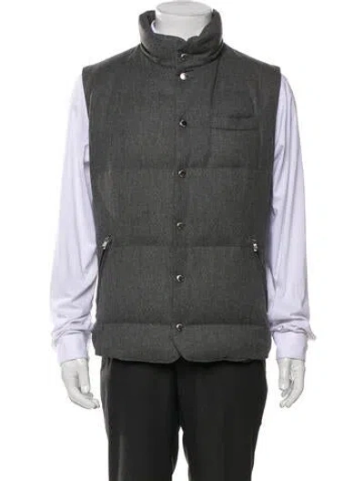 Pre-owned Brunello Cucinelli Wool Vest In Gray
