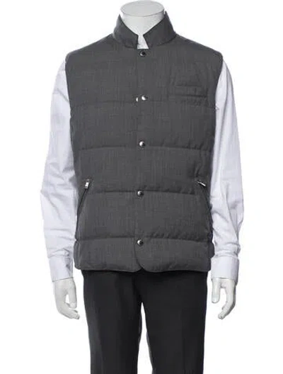 Pre-owned Brunello Cucinelli Wool Vest In Grey