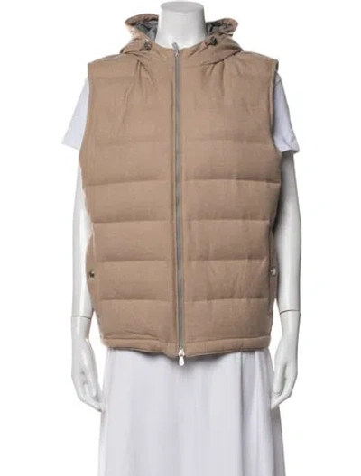 Pre-owned Brunello Cucinelli Wool Vest In Neutral