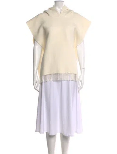 Pre-owned Brunello Cucinelli Wool V-neck Sweater In Neutral