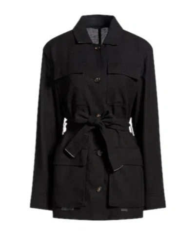 Brunello Cucinelli Wool Waistfitted Jacket In Black