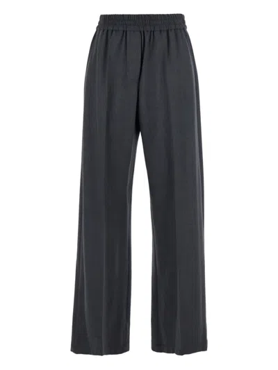 BRUNELLO CUCINELLI Brunello Cucinelli Wool Wide-Leg Trousers