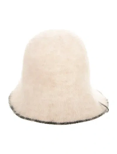 Pre-owned Brunello Cucinelli Wool-blend Bucket Hat In Neutral