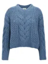 Brunello Cucinelli Alpaca-wool Irish Cable Knit V-neck Sweater
