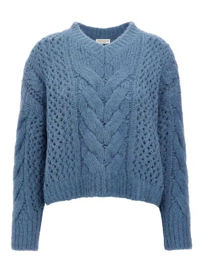 BRUNELLO CUCINELLI WORKED SWEATER
