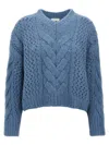 Brunello Cucinelli Alpaca-wool Irish Cable Knit V-neck Sweater