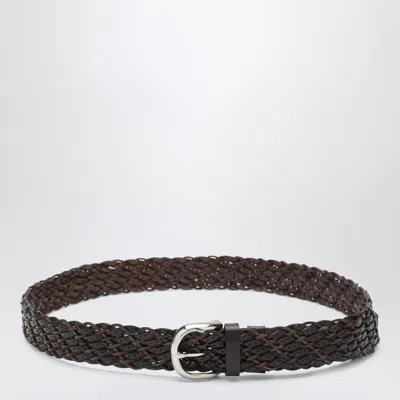 BRUNELLO CUCINELLI BRUNELLO CUCINELLI WOVEN BELT