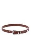 Brunello Cucinelli Belt With Braided Decoration In Light Brown