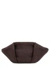 Brunello Cucinelli Cotton-raffia Marina Clutch Bag In Brown
