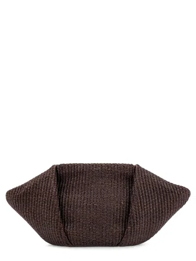BRUNELLO CUCINELLI WOVEN CLUTCH BAG