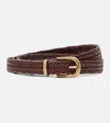 Brunello Cucinelli Woven Leather Belt