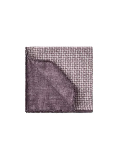 Brunello Cucinelli Woven Pattern Silk Pocket Square