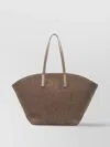 Brunello Cucinelli Woven Texture Tote Bag With Long Handles