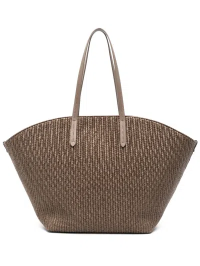 BRUNELLO CUCINELLI BRUNELLO CUCINELLI WOVEN TOP HANDLE BAG