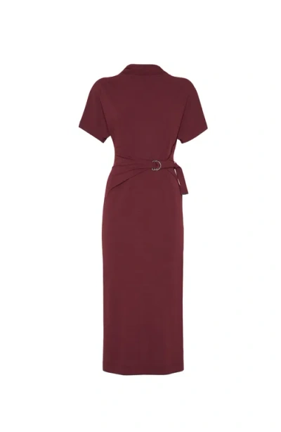 BRUNELLO CUCINELLI BRUNELLO CUCINELLI WRAP BELT DRESS