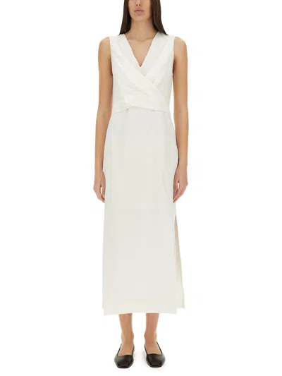 BRUNELLO CUCINELLI "WRAP-EFFECT" DRESS
