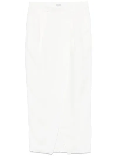 BRUNELLO CUCINELLI WRAP MAXI SKIRT