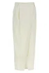 Brunello Cucinelli Midi Length Wrap Skirt With Back Pocket