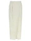 Brunello Cucinelli Midi Length Wrap Skirt With Back Pocket