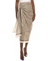 Brunello Cucinelli Wrap Skirt