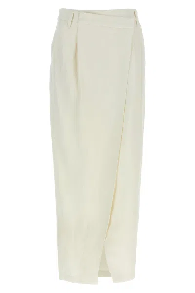 BRUNELLO CUCINELLI BRUNELLO CUCINELLI WRAP SKIRT