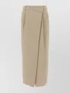 Brunello Cucinelli Wrap Skirt With Back Pockets And Belt Loops