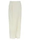 Brunello Cucinelli Midi Length Wrap Skirt With Back Pocket