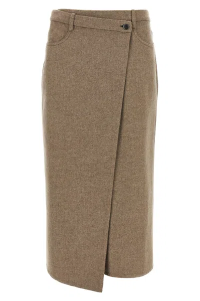 BRUNELLO CUCINELLI 'WRAPPED' SKIRT