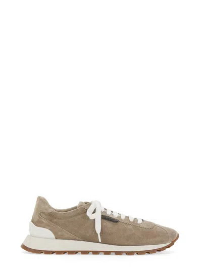 Brunello Cucinelli Zapatillas - Gris Claro