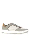 Brunello Cucinelli Men Calfskin Basket Sneakers In Grey