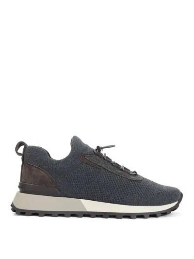Brunello Cucinelli Runner Sneakers In Black