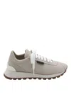 Brunello Cucinelli Sneakers With Iconic Embellishments In Pink