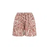 Brunello Cucinelli Zebra Patterned Shorts
