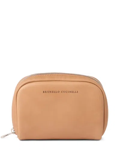 Brunello Cucinelli Zip-around Beauty Case