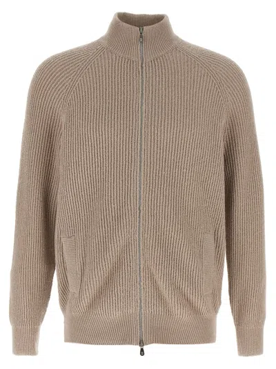 BRUNELLO CUCINELLI ZIP CARDIGAN