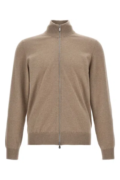 BRUNELLO CUCINELLI ZIP CARDIGAN