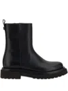 Brunello Cucinelli Zip-detail Block-heel Boots In Black