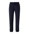 Brunello Cucinelli Zip-detail Cotton Trousers In Black