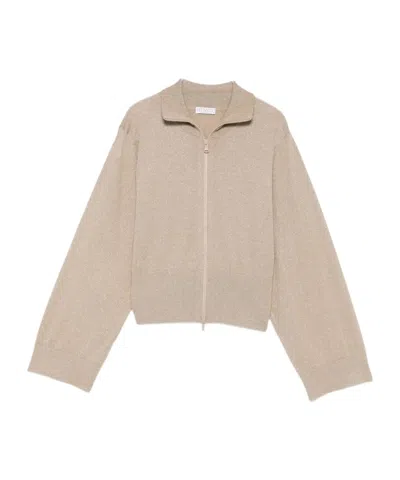 BRUNELLO CUCINELLI ZIP-FASTENING CARDIGAN