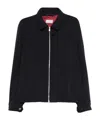 Brunello Cucinelli Zip-fastening Elasticated-hem Bomber Jacket In Black
