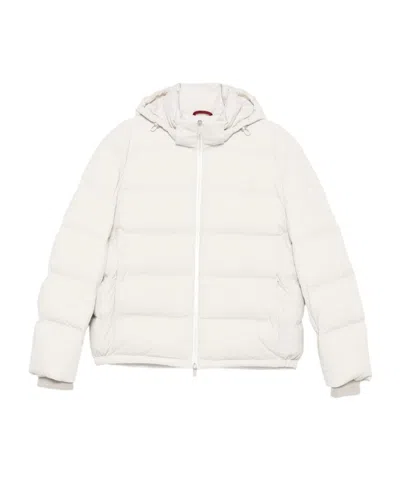 BRUNELLO CUCINELLI ZIP-FASTENING PADDED JACKET
