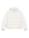 Brunello Cucinelli Zip-fastening Padded Jacket In Neutral