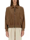 Brunello Cucinelli Long Sleeved Zipped Jacket For Women