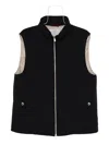 Brunello Cucinelli Zip-fastening Sleeveless Vest In Black