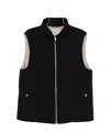 Brunello Cucinelli Zip-fastening Sleeveless Vest In Black