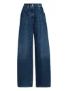 Brunello Cucinelli Zip-fastening Wide-leg Jeans In Blue