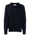 Brunello Cucinelli Zip-front Cashmere Sweater In Black