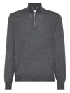 Brunello Cucinelli Sweater With Half Zipper