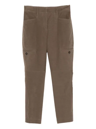 BRUNELLO CUCINELLI BRUNELLO CUCINELLI ZIP-FRONT TROUSERS